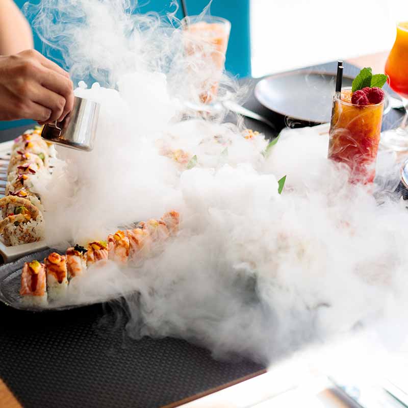 Enjoy restaurant food in Barbados