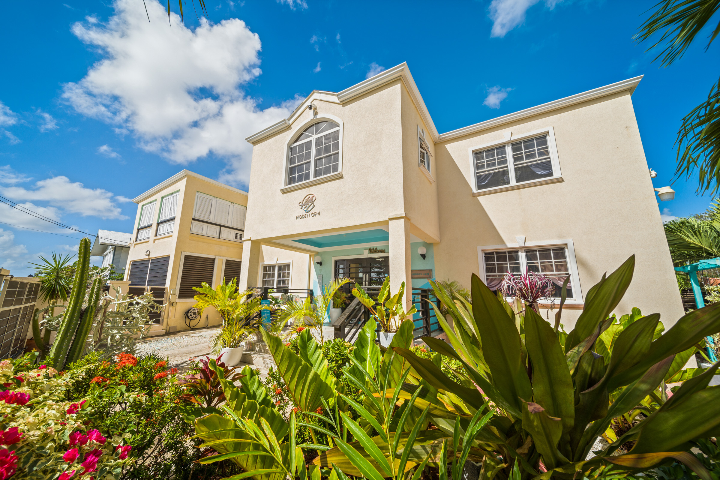 The residence at Hidden Gem Barbados seen from the garden