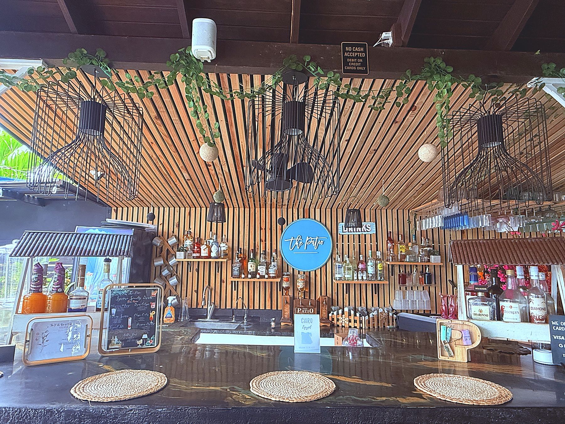 The Patio bar at Hidden Gem