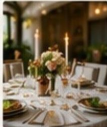 Private dining setup at Hidden Gem